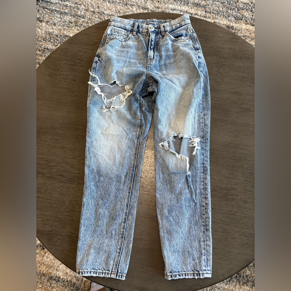 American Eagle Blue Jeans size 0